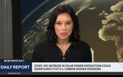 CBS News Spotlights Solar Power’s Role in Cutting Emissions